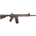 LWRC M6 IC SPR Gas Piston Carbine ICR5PBC14PSPR, 5.56 NATO, 14.7 in Spiral Fluted BBL, LWRCI Stock, Skirmish Folding Sights, 12 in Modular Rail, Patriot Brown Finish, 30 Rds - Lwrc