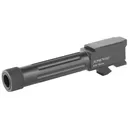 Lone Wolf Distributors AlphaWolf Barrel, 9MM, Salt Bath Nitride Coated, Threaded/Fluted, 416R Stainless Steel, 1/2x28 TPI, For Glk 26, Includes Thread Protector, Made in the USA AW-26TH - Lone Wolf