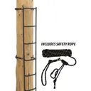 Rivers Edge Big Foot Ladder With Safety Rope RE731 - Rivers Edge Treestands