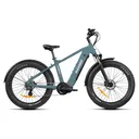 Rambo Bikes R750PFFGY Pursuit 2.0 Full Frame Gray, Shimano High Performance 8 Speed, High Torque RTR1000TS Mid-Drive Motor, 20 mph Speed - Rambo Bikes