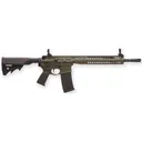 LWRC M6 IC SPR Gas Piston Carbine ICR5ODG16SPR, 5.56 NATO, 16.1 in Spiral Fluted BBL, LWRCI Stock, Skirmish Folding Sights, 12 in Modular Rail, OD Finish, 30 Rds - Lwrc