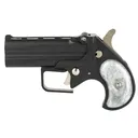 Old West Big Bore, Derringer, 38 Special, 3.5 in Barrel, Alloy Frame, Matte Finish, Black, Pearl Grips, Fixed Sights, 2 Rounds BBG38BP - Old West