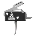 Rise Armament RA434SLVR High Performance Trigger Steel/Aluminum Black/Silver 3.5 lbs - Rise