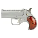 Old West Big Bore, Derringer, 38 Special, 3.5 in Barrel, Alloy Frame, Satin Finish, Silver, Rosewood Grips, Fixed Sights, 2 Rounds BBG38SR - Old West