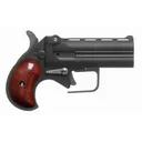 Old West Big Bore, Derringer, 9MM, 3.5 in Barrel, Alloy Frame, Matte Finish, Black, Rosewood Grips, Fixed Sights, 2 Rounds BBG9BR - Old West