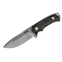 Woox BU.KNF001.05 Rock 62 4.25 Fixed Plain Black Mil-Spec Sleipner Steel Blade 4.75 Black Micarta Handle - Woox