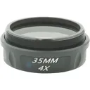 Sure-Loc 4X 35mm Lens Center Drilled for .19" Fiber SL52354 - Sure-Loc