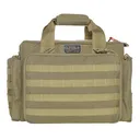 GPS Bags T1714LRT Tactical Tan 1000D Nylon Teflon Coating with Foam Cradle Holds 5 Handgunst Storage Pockets & Handgun Sleeve Includes Ammo Dump Cups - G Outdoors