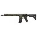 Bravo Company Recce 14 MCMR Carbine, Semi-auto Rifle, 223 Remington/556NATO, 14.5 in Barrel (16 in OAL with Pinned Brake), Mid-length Gas System, Camo Finish, Jungle Tiger Stripe, SOPMOD Stock, BCM Mo - Bravo Company Manufacturing