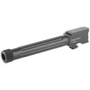 Lone Wolf Distributors AlphaWolf Barrel, 9MM, Salt Bath Nitride Coated, Threaded/Fluted, 416R Stainless Steel, 1/2x28 TPI, For Glock 17, Includes Thread Protector, Made in the USA AW-17TH - Lone Wolf