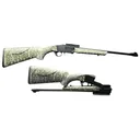 Barathrum BARASS12C SS12 12 Gauge with 20 in Barrel, 1rd Capacity, Black Metal Finish & Digital Camo Fixed Stock, Folding Rec, Ambidextrous Hand Includes 3 Chokes - Barathrum