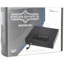Surelock Security 3418945 QuickTouch 100 Digital Keypad/Biometric/Key Entry Matte Black Steel Holds 1 Handgun 2.56 inH x 9.06 inW x11.81 inD - Surelock Security