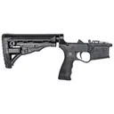 ET Arms Inc ETAGLOW201OMEGA Omega-15 Complete Lower, Polymer, Premium 6 Position ATI SR-1 Deluxe Stock, Rubber Overmolded Grip, Nano Composite Trigger, AR-15, Magazine Compatible - Et Arms