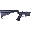 ET Arms Inc ETAGLOW201PCGENII Omega-15 Polymer Rec, Black 6 Position Collapsible M4 Stock, Black A2, Pistol Grip for AR-15 - Et Arms