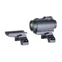 Badger Ordnance Condition One Micro Sight Mount, Allows for Mount ing the Aimpoint T-2 Footprint at 12 O'Clock on Optic, Compatible with 34mm C1 Mount, Anodized Finish, Black 700-114B - Badger