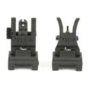 A.R.M.S., Inc. Sight, Fits Picatinny, Polymer Front and Rear Folding, Black 71LF-R - Arms