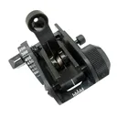 Matech Sight, Fits Picatinny, Black, Rear, Ranging Aperture, Flip Up BUIS - Matech
