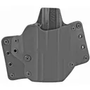 BlackPoint Tactical Leather Wing OWB Holster, Fits Sig P320 X-Carry, Right Hand, Black Kydex & Leather, 1.75 in Belt Loops, 15 Degree Cant 119503 - Blackpoint
