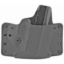 BlackPoint Tactical Leather Wing OWB Holster, Fits Springfield Hellcat, Right Hand, Black Kydex & Leather, with 1.75 in Belt Loops, 15 Degree Cant 122227 - BlackPoint Tactical