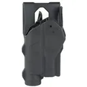 Rapid Force Rapid Force Duty Holster, Outside the Waistband Holster, Level 2 Retention, Fits Glock 17/31/47/22 (Will Not Fit Gen 5 G22) with Light, Mid Ride, Right Hand, Polymer, Black RFS-0601-R-MB-7-D - Rapid Force