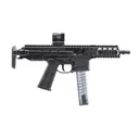 B&T GHM9 Compact 9mm Glock Lower Black Short Barrel Rifle w/Telestock (NFA) BT-450008-SBR-G-TS - B&T