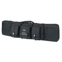 Rukx Gear ATICT42DGB Tactical Double Gun 42 in Water Resistant Black 600D Polyester w/ Non-Rust Zippers Reinforced Velcro & Adjustable Back Straps, Rifle Case - Rukx