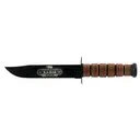 Ka-Bar 9192 120th Anniversary U.S. Navy 7 in Fixed Clip Point Plain 1095 Cro-Van Bladet Brown Leather Handlet Includes Sheath - Ka-Bar
