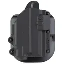 Rapid Force Rapid Force Level II Slim, Outside the Waistband Holster, Fits Sig P365/P365 SAS with Light, Polymer, Paddle Attachment, Black R2-PA-0900-R-B-L1-D - Aliengear