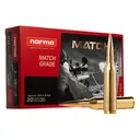 Norma Ammunition 20174602 Dedicated Precision Golden Target Match 300NormaMag 230gr Hollow Point Boat Tail 20 Per Box/10 Case, Centerfire Rifle Ammo - Norma Ammunition