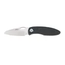 CRKT 5375 Trask 3.33 in Folding Plain Satin D2 Steel Blade/ Black GRN Handle Includes Pocket Clip, Knife - Columbia River
