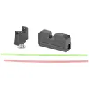 Taran Tactical Innovation Ultimate Fiber Optic Sight Set GSSF-004, Fits Glock RMR Cut Co-Witness Height, Black Finish GSSF-004 - Taran Tactical Innovation