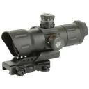 Leapers, Inc. - UTG Sight, 6 in, 38mm, Fits Picatinny, Black, Red/Green CQB T-Dot, ITA-Instant Target Aiming, with Offset QD Mount SCP-TDTDQ - Leapers