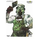 Birchwood Casey 35654 Darkotic Primal Cut Zombie Butcher Paper Universal Hanging 12 in x 18 in Impact Enhancement Splatter 100 Per Pack - Birchwood Casey