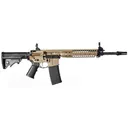 LWRC M6 IC Enhanced Gas Piston Carbine ICER5CK16, 5.56 NATO, 16.1 in Spiral Fluted BBL, LWRCI Stock, Skirmish Folding Sights, 9 in Modular Rail, FDE Finish, Adj Gas Block, 30 Rds - Lwrc