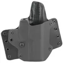 BlackPoint Tactical Leather Wing OWB Holster, Fits HK VP9, Right Hand, Black Kydex & Leather, with 1.75 in Belt Loops, 15 Degree Cant 102636 - BlackPoint Tactical