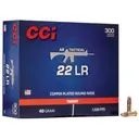 CCI AR-Style, Tactical, 22LR, 40 Grain, Copper Round Nose, 300 Round Box 956 - Cci