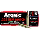 Atomic 00452 Match 223Rem 77gr Tipped MatchKing 50 Per Box/10 Case Centerfire, Rifle Ammunition - Atomic