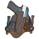 Comp-Tac C225GL234RBSN MTAC IWB Black Kydex/Leather Belt Clip Fits Glock 48 Right Hand - Comp-Tac
