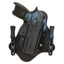 Comp-Tac C225SS260RBSN MTAC Black Kydex Holster w/Leather Backing IWB Sig P320X Compact Right Hand - Comp-Tac