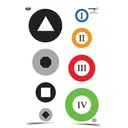 Birchwood Casey 37071 EZE-Scorer Circle Drill Circles w/ Shapes & Numbers Paper Target 23 in x 35 in 100 Per Pkg - Birchwood Casey