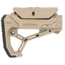 FAB Defense FXGLCORECPT GL-Core Buttstock for AR-15/ M4 w/Adjustable Cheek-Rest FDE Fiberglass Reinforced Polymer - Fab Defense