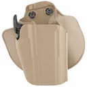 Safariland 578 GLS, Pro-Fit, Wide Frame Holster, Right Hand, Flat Dark Earth, Standard (Similar to GL17, 20, 37), Slide Paddle & Belt Loop, SafariSeven Material 578-750-551 - Safariland