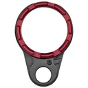 Fortis Manufacturing LE-BLK-K2-RED, Inc. Light Weight K2, Castle Nut and End Plate, Black and Red, Anodized Finish LE-BLK-K2-RED - Fortis