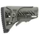 FAB Defense FXGLR16CPG GLR-16 Tactical Buttstock for AR-15/ M4 w/Adjustable Cheek-Rest & Anti-Rattle Mechanism OD Green Polymer - Fab Defense