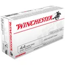 Winchester Q4240 USA 44RemMag 240gr Jacketed Soft Point 50 Per Box/10 Case Centerfire, Handgun Ammunition - Winchester