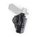 Raven Concealment Systems Eidolon Basic IWB Holster, Fits Glock 19/23/26/27/32/33, Ambidextrous, Black Kydex, with 1.5 in Overhook Struts EG19 AS BK BSC - Raven Concealment Systems