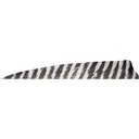 Gateway Shield Cut Feathers Barred White 4 in LW 50 pk 400LSBWH-50 - Gateway