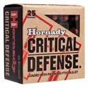 Hornady 90310 Critical Defense 38Special 110gr Hornady Flex Tip eXpanding 25 Per Box/10 Case Centerfire, Handgun Ammunition - Hornady