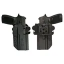 Comp-Tac C24119006RBKN International OWB Kydex Belt Slide/Paddle Fits 1911 Fits 5 in Barrel Right Hand - Comptac