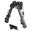UTG TLBP78Q Tactical OP Bipod Black 5.9-7.3 in Metal Quick Detach - Leapers UTG
